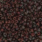 Rocaille Miyuki Duracoat 11/0 4513 - Opaque Red Luster Picasso x8g