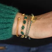 Rocaille Miyuki Duracoat 11/0 4518 - Opaque Cobalt Picasso x8g