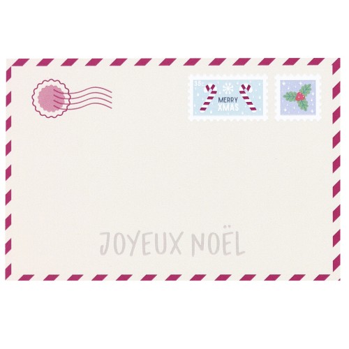 Biglietti gioiello 6x9 cm - motivo cartolina natalizia - Beige - Fecce di vino x20