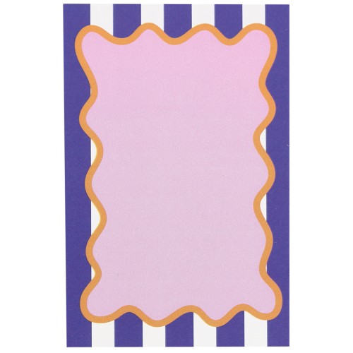 Cartoncini per gioielli 9x6 cm - Strisce - Viola - Bianco - Rosa x20