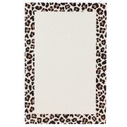 Cartoncini per gioielli 9x6 cm - Stampa leopardo - Beige - Marrone - Nero x20