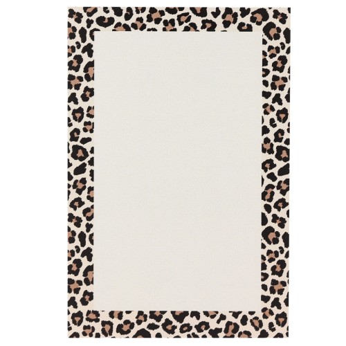 Cartoncini per gioielli 9x6 cm - Stampa leopardo - Beige - Marrone - Nero x20