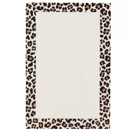 Cartoncini per gioielli 9x6 cm - Stampa leopardo - Beige - Marrone - Nero x20