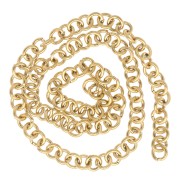 Anelli aperti 5x1 mm - Acciaio inox 316L Dorato x100