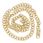 Anelli aperti 5x1 mm - Acciaio inox 316L Dorato x100