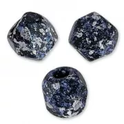 Sfaccettate mm. 3 Jet Tweedy Blue x50