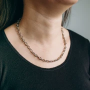 Forzatina a maglia alternata 7 mm - Acciaio inox 304 x44cm