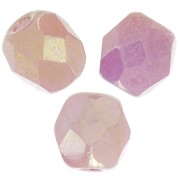 Sfaccettature 3 mm Gesso Bianco Rosso Lustro x50