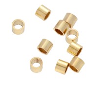Tubi frantumabili 2x2,5 mm - Gold filled x30