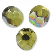 Sfaccettate mm. 3 Crystal California Green x50|raw }}