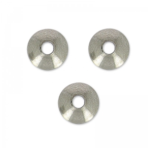 Coppette lisce mm. 3 acciaio inox 304 x20