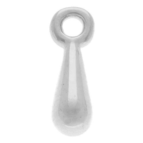 Ciondoli 10x3 mm - Placcatura in argento fino invecchiato x10