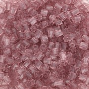 Bugles Twist Miyuki 10/0 Hex Cut 142 - Ametista fumé trasparente x10g