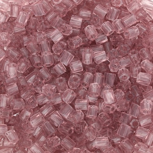 Bugles Twist Miyuki 10/0 Hex Cut 142 - Ametista fumé trasparente x10g