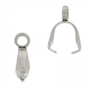 Ganci per ciondoli mm. 12 in Acciaio inox 304L x5