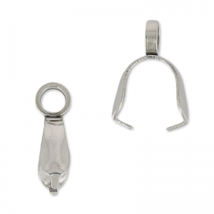 Ganci per ciondoli mm. 8.5 in Acciaio inox x10