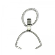 Clip per ciondoli da 14 mm - acciaio inossidabile 316L x5