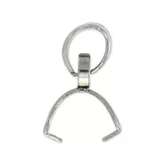 Clip per ciondoli da 14 mm - acciaio inossidabile 316L x5