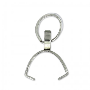 Clip per ciondoli da 14 mm - acciaio inossidabile 316L x5