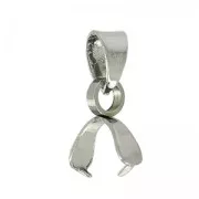 Clip per ciondoli da 14 mm - acciaio inossidabile 316L x5