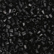 Bugles Twist Miyuki 10/0 Hex Cut 401 - Nero opaco x10g