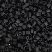 Bugles Twist Miyuki 10/0 Hex Cut 401F - Nero opaco Mat x10g
