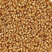 Perline Miyuki 15/0 191 - Placcate in oro 24kt, 50 g