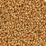 Perline Miyuki 15/0 191 - Placcate in oro 24kt, 50 g