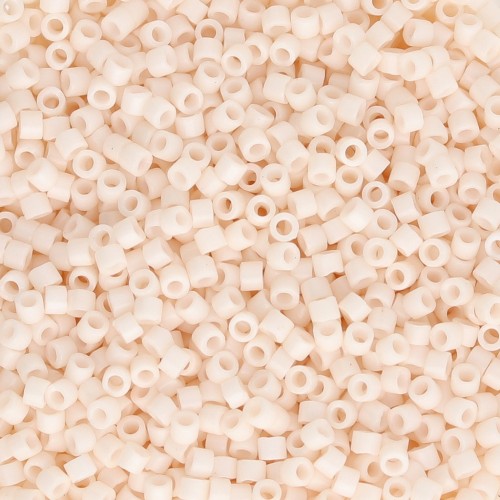 Miyuki Delica 11/0 DB1490-1 - Bianco bisque opaco, confezione da 100 g