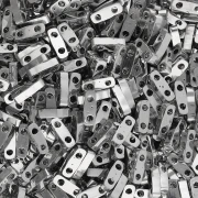 Perline Miyuki Quarter Tila 5x1,2x1,9 mm QTL-194 - Placcate Palladio confezione da 50g