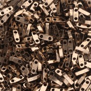 Perline Miyuki Quarter Tila 5x1,2x1,9 mm QTL-457 Bronzo scuro metallizzato confezione da 100g