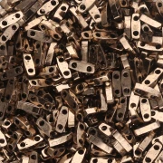 Perline Miyuki Quarter Tila 5x1,2x1,9 mm QTL-457 Bronzo scuro metallizzato confezione da 100g