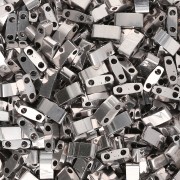 Perline Miyuki Mezzo Tila 5x2,3x1,9 mm HTL-194 - Placcate Palladio confezione da 50g