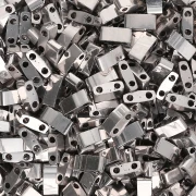 Perline Miyuki Half Tila 5x2,3x1,9 mm HTL-194 - Placcate in palladio x50 g