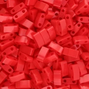 Perline Miyuki Half Tila 5x2,3x1,9 mm HTL-408 - Rosso opaco x100 g