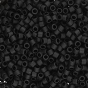 Miyuki Delica 10/0 DBM0310 - Nero opaco confezione da 100g