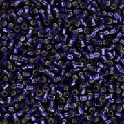 Miyuki Delica 11/0 DB0609 - Viola scuro tinto con rivestimento argentato x 100 g