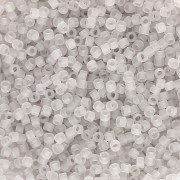 Miyuki Delica 11/0 DB1271 - Mat Transparent Gray Mist confezione da 100g