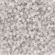 Miyuki Delica 11/0 DB1271 - Mat Transparent Gray Mist confezione da 100g