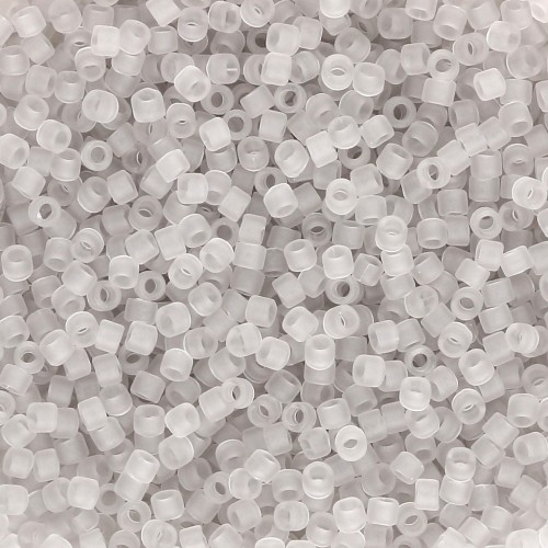 Miyuki Delica 11/0 DB1271 - Mat Transparent Gray Mist confezione da 100g