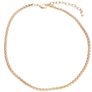 Collana a catena Palmetto 5 mm - Dorato x46cm