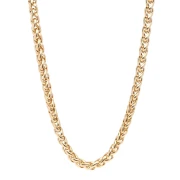 Collana a catena Palmetto 5 mm - Dorato x46cm