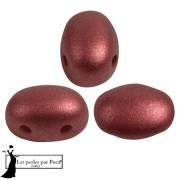 Perle di vetro Samos® by Puca® 5x7 mm - Metal Shine Garnet x10g|raw }}