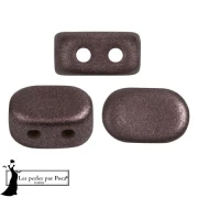 Perle di vetro Lipsi® di Puca® 4x6 mm - Metal Shine Plum x10g