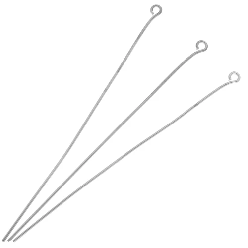 Chiodi a testa tonda 70x0,7 mm - Argento x10