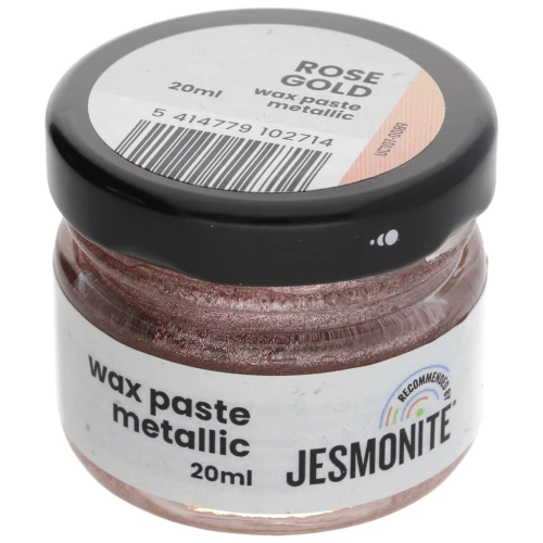Pasta di cera metallizzata - Jesmonite - Rosa Dorato x20ml