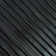 Laccetto cuoio rigenerato doppio lato mm. 3 Dark Grey Metallic xm.1