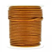 Cordone cuoio mm. 2 Rame Metallizzato x m. 25