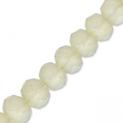 Tonde schiacciate sfaccettate mm. 4x3 Sand Frosted x40cm|raw }}