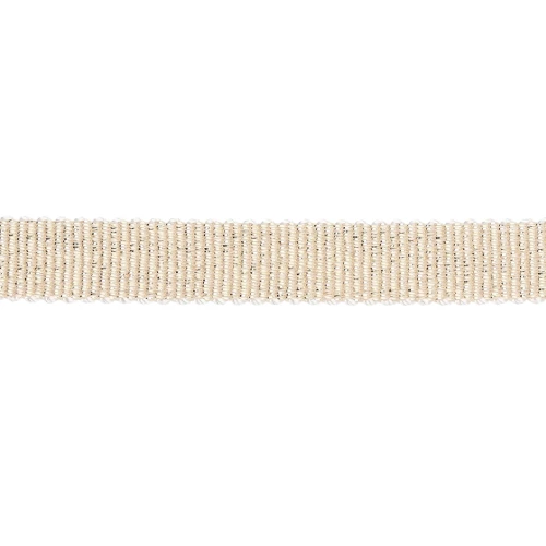 Nastro metallico Mokuba 9 mm - Filo dorato oro chiaro x50cm
